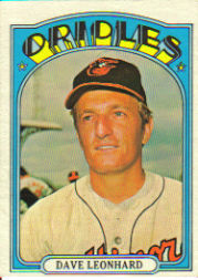 1972 Topps Baseball Cards      527     Dave Leonhard